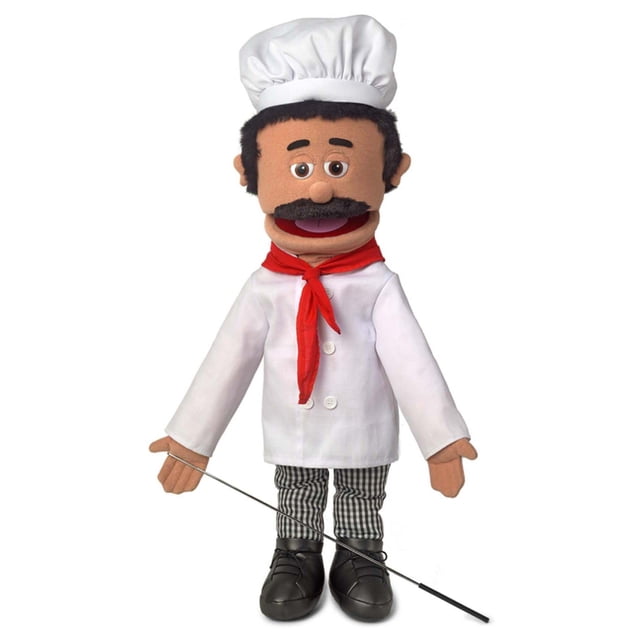 Títere Chef Luigi de Silly Puppets, 63 cm, muñeco de ventrílocuo