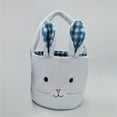 thumbnail image 2 of Dmlowu Bunny Easter Basket for Kids - Large Easter Basket with Handle, Portable Storage Basket for Organizing Flowers Storage Bins Easter Egg Hunt Prizes, 2 of 4