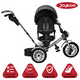 thumbnail image 3 of Carriola tipo Triciclo para Niños JOYKOO Reclinable Giratorio 360 Sonido Llanta de Goma Gris, 3 of 8
