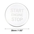thumbnail image 3 of Car Engine Start Stop Push Button Cover for Audi A4L A6L Q5 A5 A7 Silver -Tone, 3 of 6