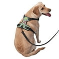 thumbnail image 3 of XMXY No Pull Dog Harness, Tribe Ethnic Style Decorative Adjustable Reflective Pet Harness with Oxford Vest, X-Large Size, 3 of 9