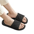 thumbnail image 2 of Handshe Men's Casual Flat Sandals – Slip-On Design with Soft Sole & Breathable Footbed for Indoor Comfort & Outdoor Relaxation,Plus Size, 2 of 6