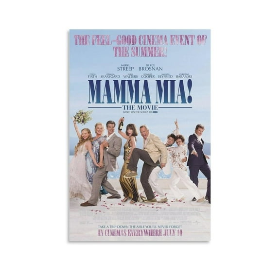 Wall Decor Posters Mamma Mia Movie Posters Decorative Painting Canvas Wall-Art Living Room Posters Bedroom Painting Posters