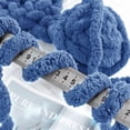 thumbnail image 3 of Hilo HOMBYS Country Blue Chenille para tejer y tejer, 3 of 9