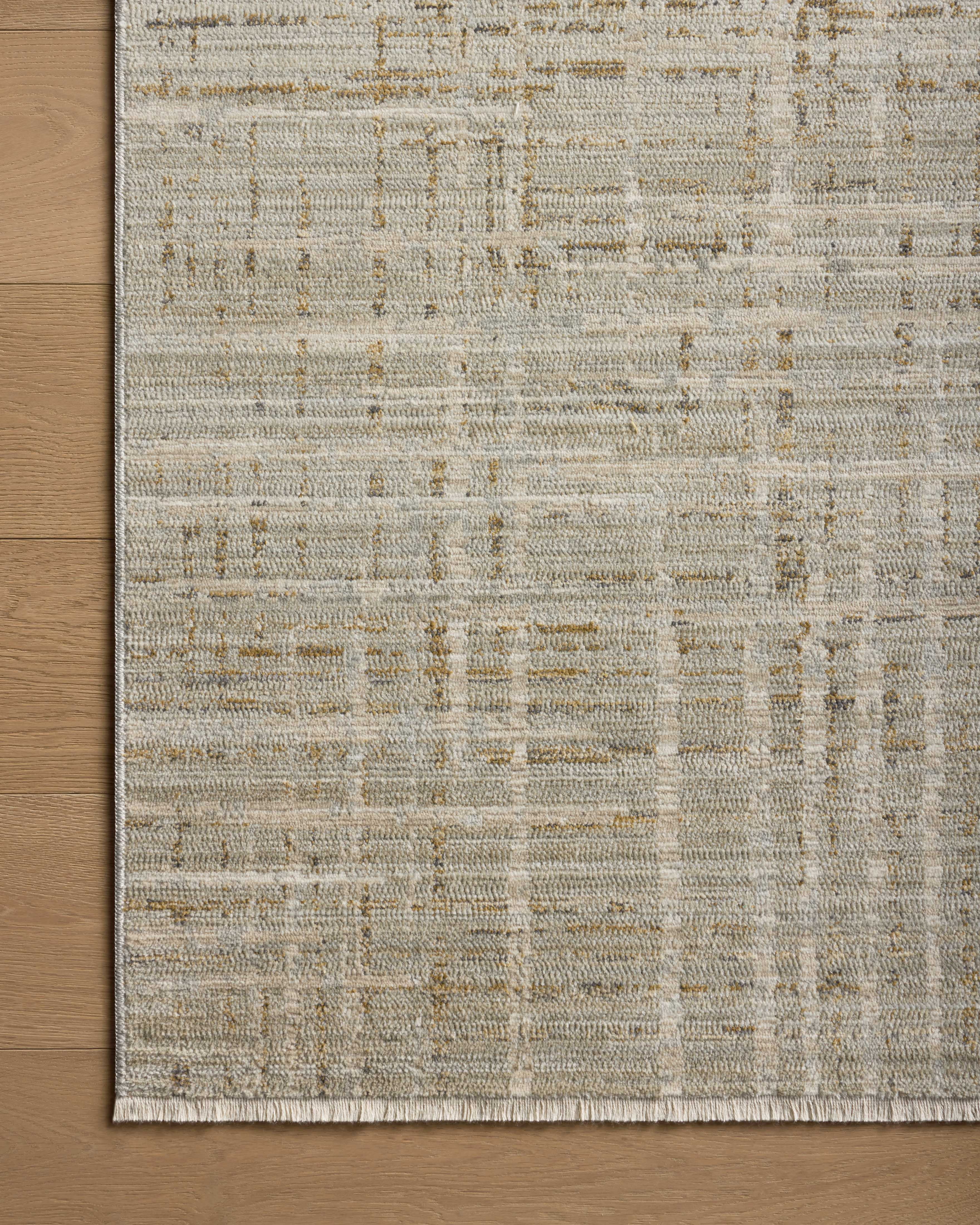 Loloi Wade Mist / Gold 18" x 18" Sample Rug