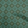 thumbnail image 1 of oneOone Viscose Chiffon Dark Teal Green Fabric Damask Fabric For Sewing Printed Craft Fabric By The Yard 42 Inch Wide, 1 of 5