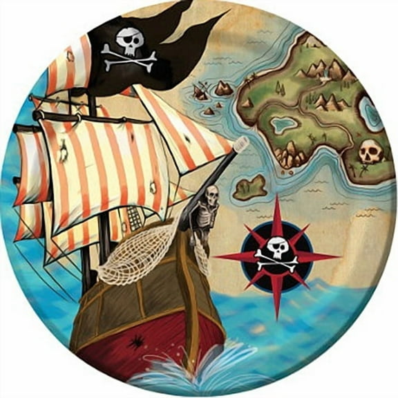 PLT7 SS 12/8CT PIRATE'S MAP