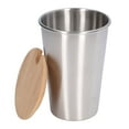thumbnail image 2 of Chope à Bière en Acier Inoxydable 500ML Tasse à Eau Monocouche pour Fête à Domicile, 2 of 7