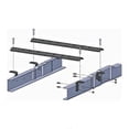thumbnail image 3 of Convient aux 2004-2014 Ford F-150 PullRite Kit de Montage d'Attelage de Remorque à Cinquième Roue 2732 Série ISR; à Utiliser avec l'Attelage de la Série ISR; Rails de Base et Supports sur Mesure; à Boulonner; Aucune Perceuse Requise, 3 of 4