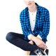 thumbnail image 1 of Aeropostale - Camisa de franela para hombre, color azul, grande Aeropostale  Botones al frente, 1 of 2