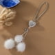 thumbnail image 3 of Sonducket Adorno de espejo, colgante Interior de diamantes de imitación, artesanía atractiva, decoración colgante de vista trasera, calcomanía bonita, Ropa, zapatos y accesorios Miscelánea Blanco Sonducket AP018936-01, 3 of 6