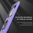 thumbnail image 2 of Allytechgroup Galaxy Z Flip 6 Magnetic Case, Compatible with Car Mount Shockproof Ring Holder Anti-Scratch Bumper Slim Hard PC Cover Phone Case for Samsung Galaxy Z Flip6, Purple, 2 of 11