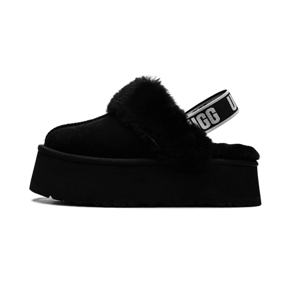 UGG WOMENS Funkette Slipper Womens "Black" 1113474 BLK 1113474 BLK from Stadium Goods