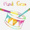 thumbnail image 2 of Lewis, Sheldon 15x15 White Modern Wood Framed Museum Art Print Titled - Mardi Gras, 2 of 4
