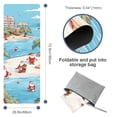 thumbnail image 4 of Santa Claus Gym Towel with Storage Bag, 72.8"x26.8", Suitable for Yoga, Pilates, Fitness, etc. - Yoga Towel, Yoga Blanket, Yoga Blankets, 4 of 6