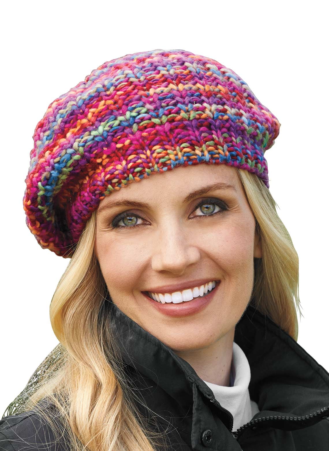 Slouchy Knit Beret - Walmart.com