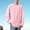 Pink, variant on Qiggri Men's Casual Base Solid Color Loose Fitting Pullover Round Neck Long Sleeved T-Shirts