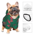 thumbnail image 3 of Salouo Watermelon Pattern Small Dog Hoodie Sweatshirts Dog Clothes Coat Clothing Puppy Sweater Outfit Pullover Pet Winter Coat Sweater Outfit-XX-Large, 3 of 7