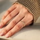 thumbnail image 4 of Anillo Nudo de Oro y Plata Anillo para Mujer Anillo Sentimiento Ligero Joyería de Moda, 4 of 7