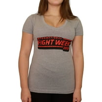 UFC Womens International Fight Week 2019 Graphic T-Shirt, Grey, Large