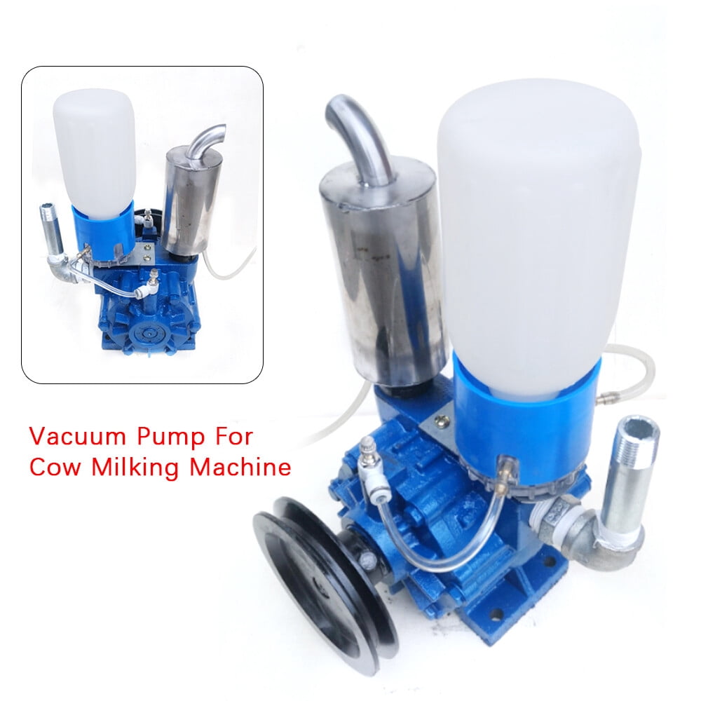 250L/min Modern Vacuum Pump For Cow Milking Machine Fits For Farm Cow Sheep Goat Blue 10.24*10.24*15.75