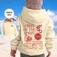 thumbnail image 5 of CAIXIA Girls Casual Long Sleeve Hoodies Lightweight Girls Fashion Sweatshirt Long Sleeve Kids Clothes Graphic Back To School Outfit Pullover Tops with Pocket, 5 of 8