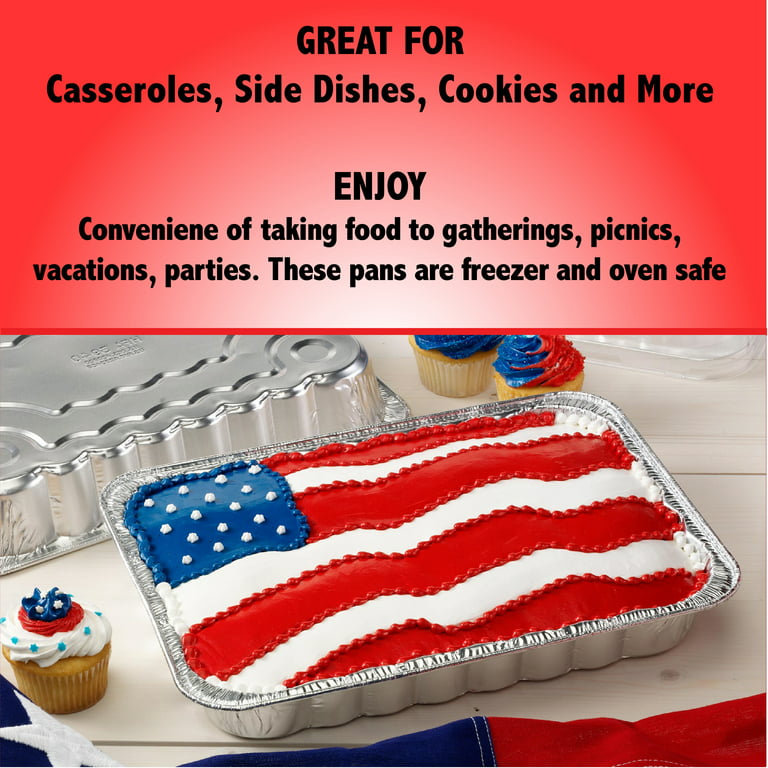 Handi-foil® Eco-Foil Cook-n-Carry Cake Pans & Lids, 2 pk / 13 x 9 in -  Kroger