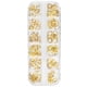 thumbnail image 1 of 240 Uds pegatinas huecas Ormromra arte DIY geometría círculo decoración manicura oro #01, 1 of 1