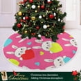 thumbnail image 6 of GZHJMY Easter Bunny Christmas Tree Skirt 48", Easter Tree Skirt Double Layers Polyester Easter Tree Skirt for Easter Holiday Party Decoration, 6 of 6