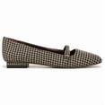 thumbnail image 2 of Franco Sarto Women's Black Multicolor Houndstooth Fabric Tayana Flats 7W, 2 of 5