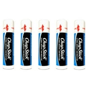 5 Pack - ChapStick, Classic Medicated Lip Balm 0.15oz Each