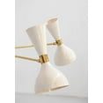 thumbnail image 5 of 5 Light Modern Raw Brass chandelier light Fixture, 5 of 7