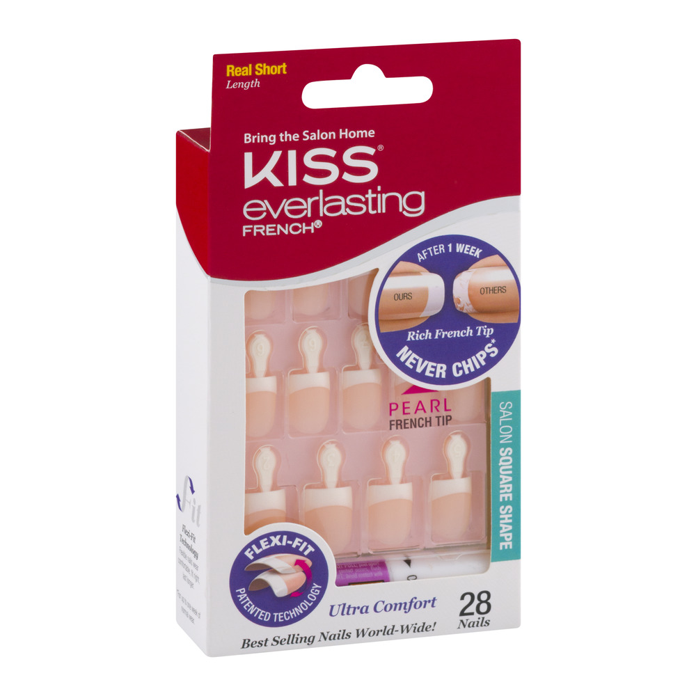 KISS Everlasting French Press on Fake Nails - Real Short - image 4 of 7