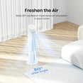 thumbnail image 5 of TOSOT Ventilador de Torre Oscilante 80°, Ventilador con 2 Bolsas de Hielo, CFM 360m³/h, Ventilador Silencioso de 3 Velocidades con Control Remoto, Temporizador de 7 Horas, Humidificadores con Tanque d, 5 of 5