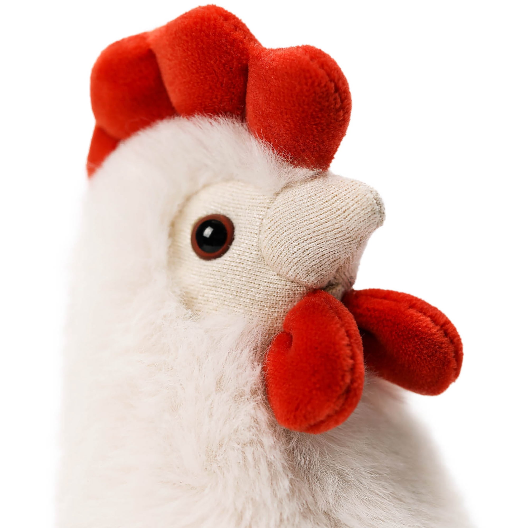McHugs: Farm Series - Marshmallow Chicken - 7" Stuffed Animal Plush, Soft Weighted Cuddle Toy, Cozy Comfort Play & Nap Companion, Baby-Toddler-Kids