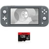 Nintendo 2020 Switch Lite Console Family Christmas Holiday Bundle - Gray, 5.5" Touchscreen Display, Built-in Plus Control Pad, Speakers, WiFi, Bluetooth 4.1, NexiGo 128GB MicroSD Card Bundle