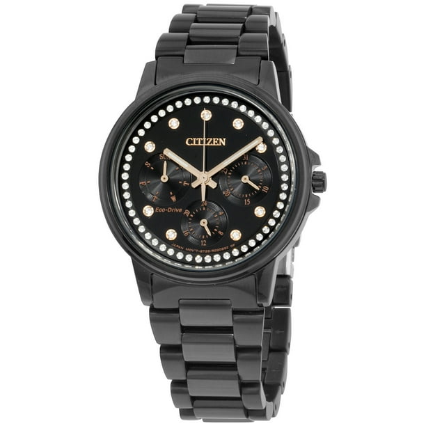 CITIZEN Citizen Silhouette Black Dial Stainless Steel Ladies Watch FD2047 58E