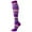 czb# Purple104, variant on CUZIBR Womens Socks Fashion Striped Thigh High Stocking Compression Socks Casual Knee High Stockings Over Knee Fuzzy Socks,Purple,L