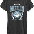 thumbnail image 3 of The Office - Dunder Mifflin Collegiate - Women's Short Sleeve Graphic T-Shirt, 3 of 5