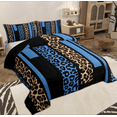 thumbnail image 3 of Feelyou Fashion Pink Abstract Bedding Comforter Set, Cheetah Leopard Print Twin Comforter Sets, Chic Polkadots Reversible Bedding Set, Breathable Home Decor, 2 Pieces, 3 of 8