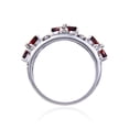 thumbnail image 4 of Garnet Marquise Flower Ring, 4 of 9