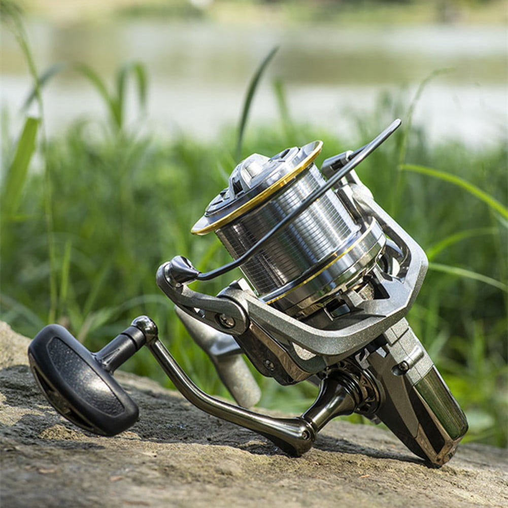 8000-14000 17+1Spinning Wheel Aluminum Alloy Spool 4.8:1High Speed Fishing Reel Ngk14000 Fangkenuo