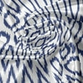 thumbnail image 5 of Ambesonne Ikat Valance Pack of 2, Eastern Blue Ornament, 54"X18", Royal Blue and White, 5 of 5