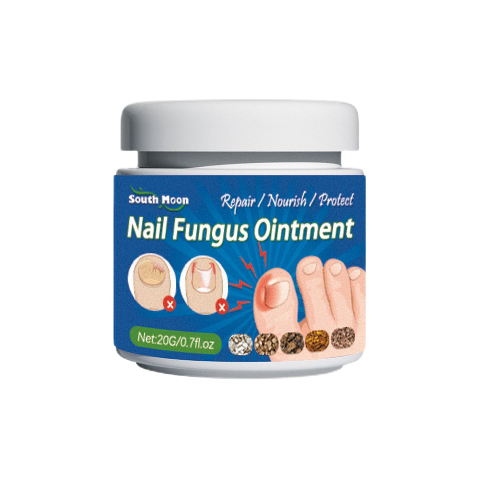 PERZOE 20g Paronychia Cream Natural Ingredients Fast Healing Smoothing