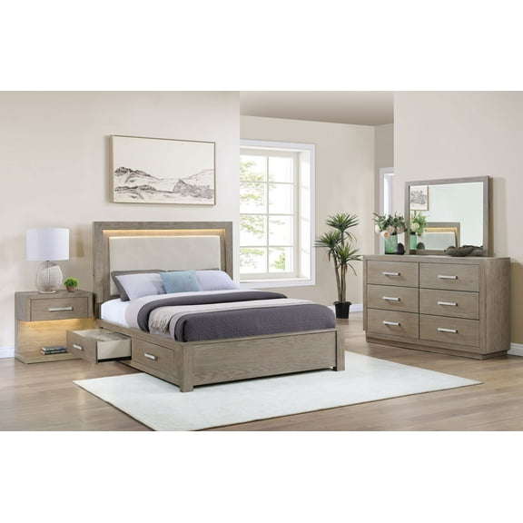 Kenora 4-piece California King Bedroom Set Barley Brown