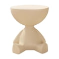 thumbnail image 1 of veasfak Small End Table Nordic Cute Coffee Table for Balcony Small Space Living Room Beige, 1 of 9