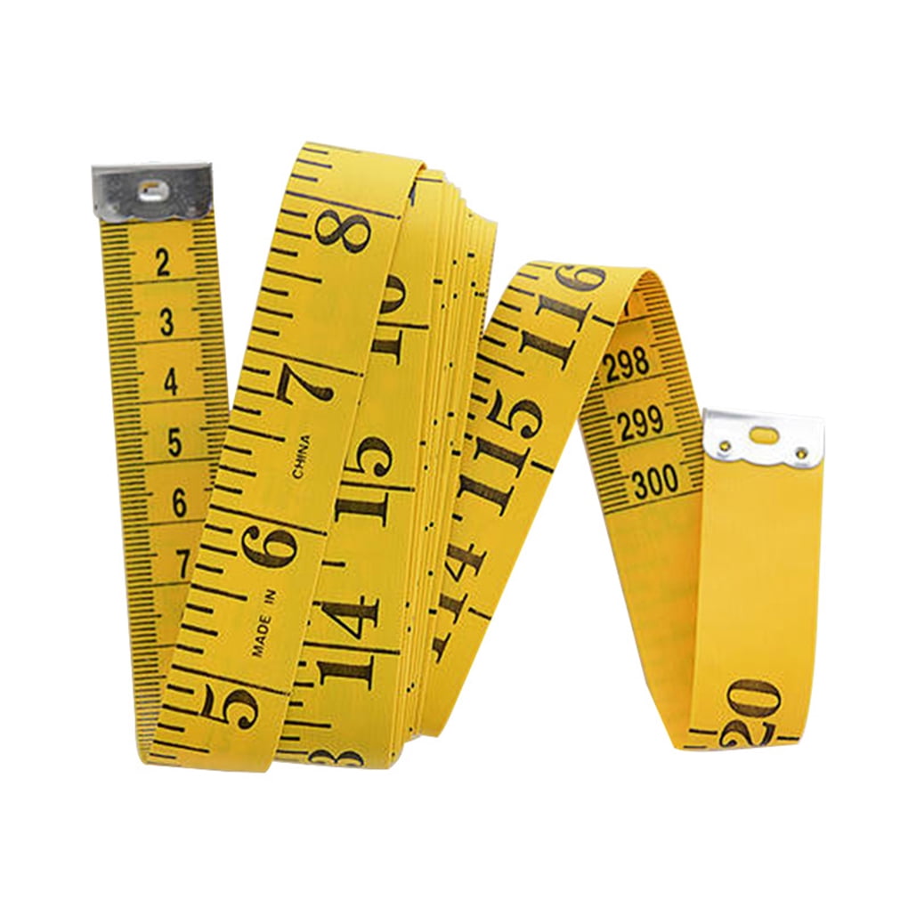 PU Measuring Cloth Centimeter Inch Fabric Ruler Tape Measure Sewing Ruler DT 
