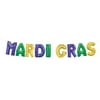 Foil "Mardi Gras" Letter Balloon Banner Kit, Gold, Green, & Purple