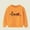 Orange, variant on Bnwani Toddler Sweatshirt Girls Crew Neck Long Sleeve Fall Warm Sweatshirt Letter Printed Pullover