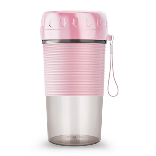 Portable Juicer Cup Blender for Smoothies and Shakes 300ML Fruit Mixing Machine Detachable Cup USB Rechargeable for Sports Travel and Outdoors
